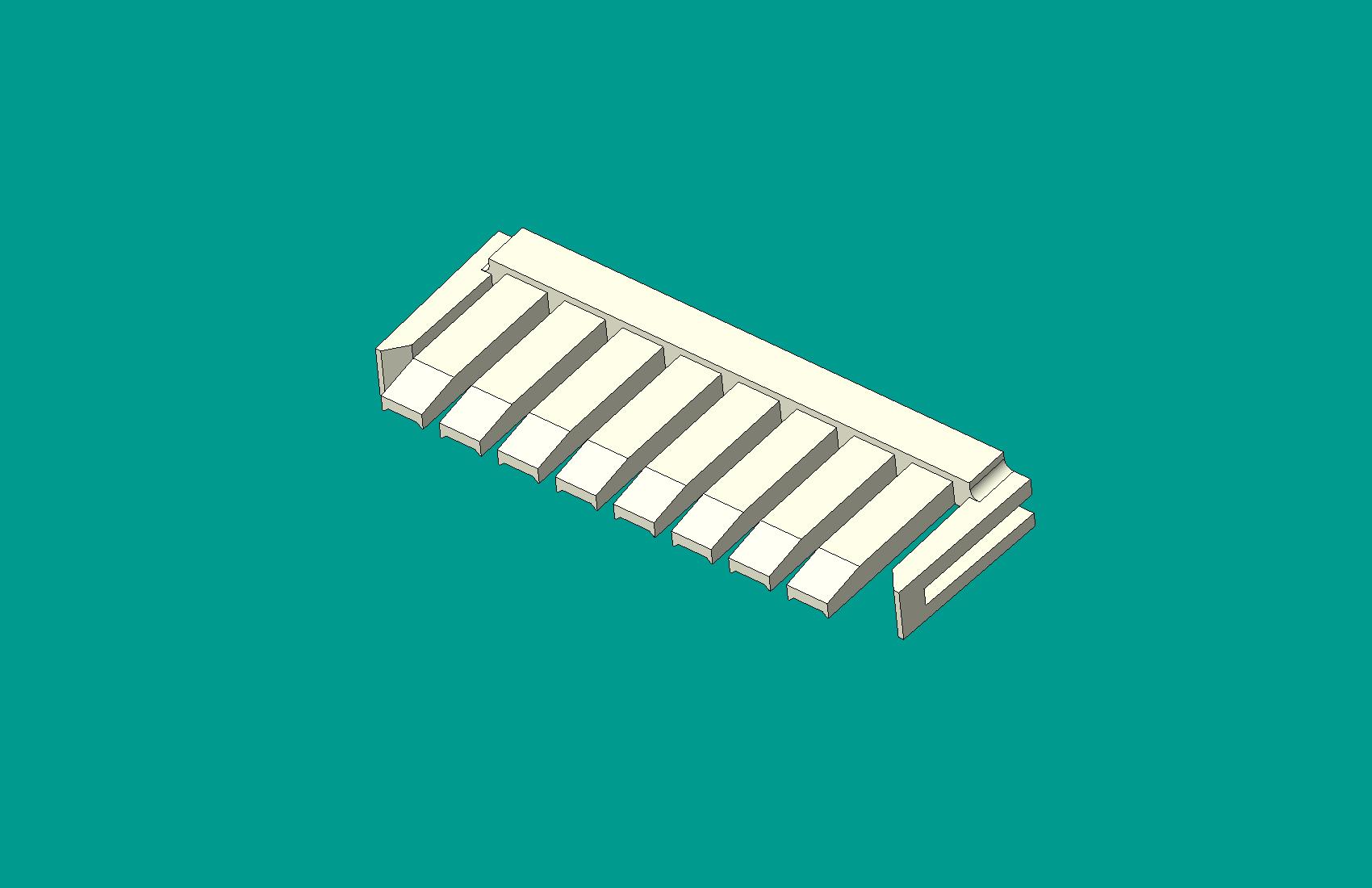 2.0間距，PNIS-08V鎖片