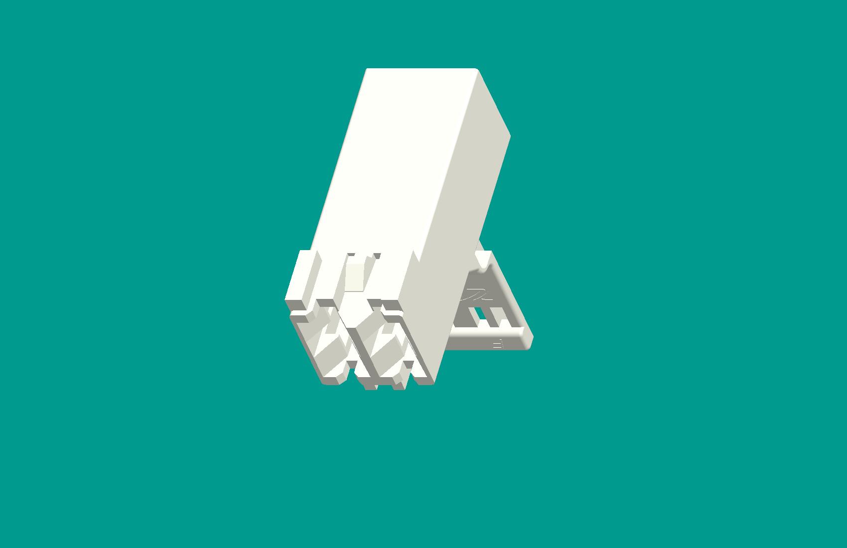 RAST5孔座內(nèi)扣 2孔(201鍵位)/本色/高灼熱絲