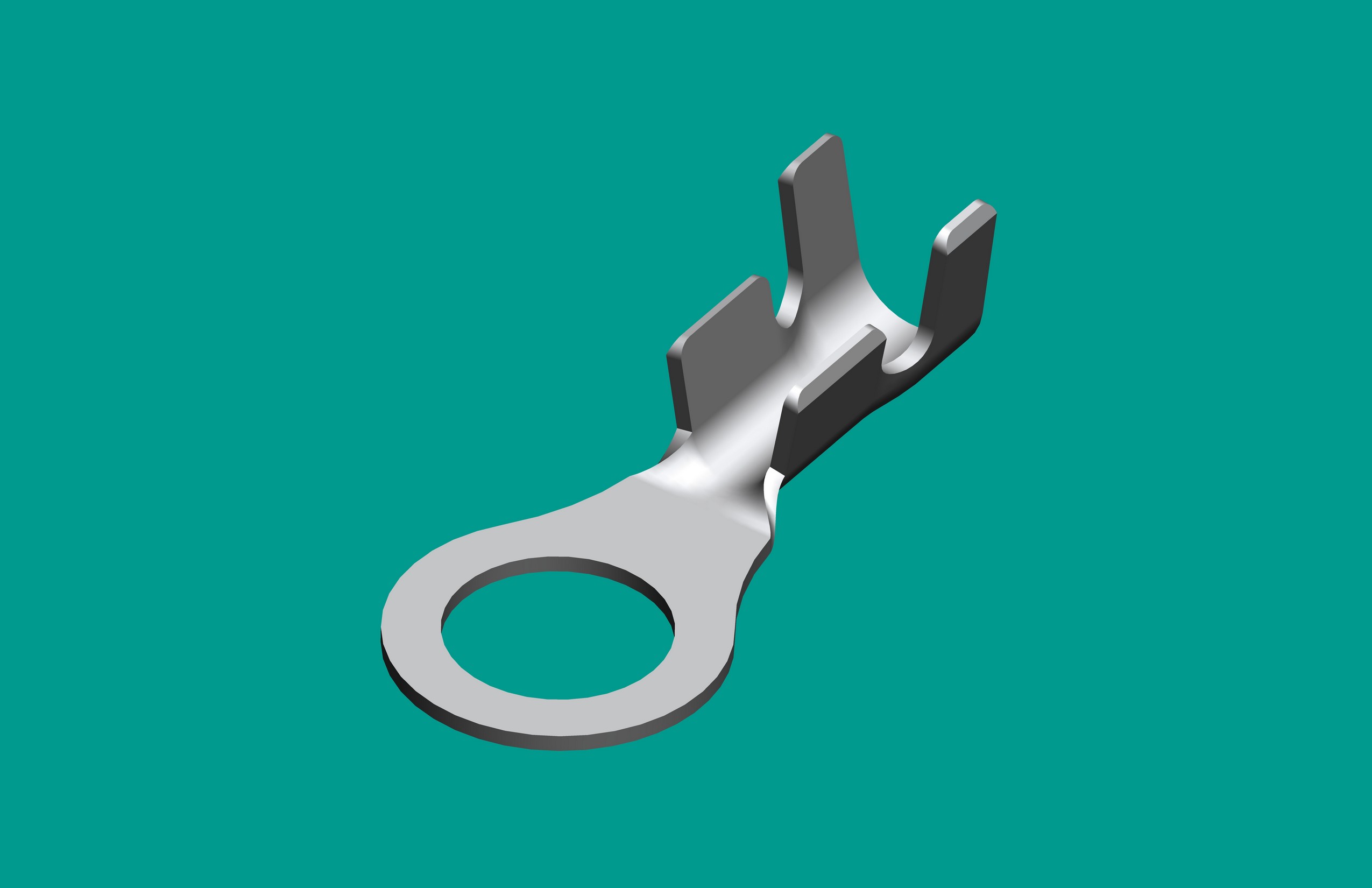 5.3*9.5環形端子低腳/鍍啞光/