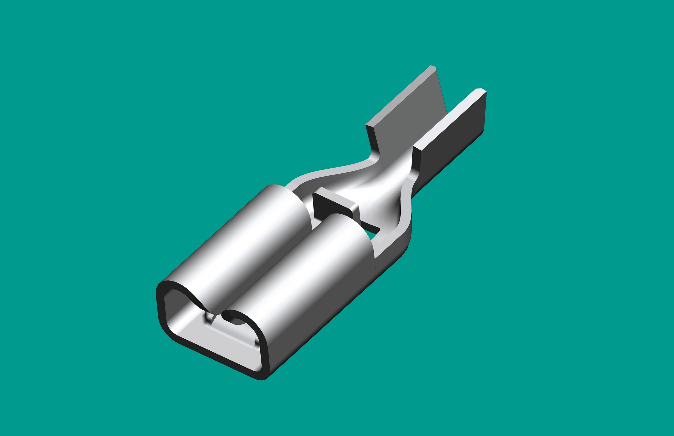 110直形母端子帶鎖超低腳/單壓線直舌/黃銅/包裝/鍍亮錫（先沖后鍍）/(其它標準)